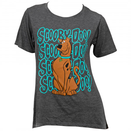 Scooby-Doo Character with Logo Print Women's T-shirt